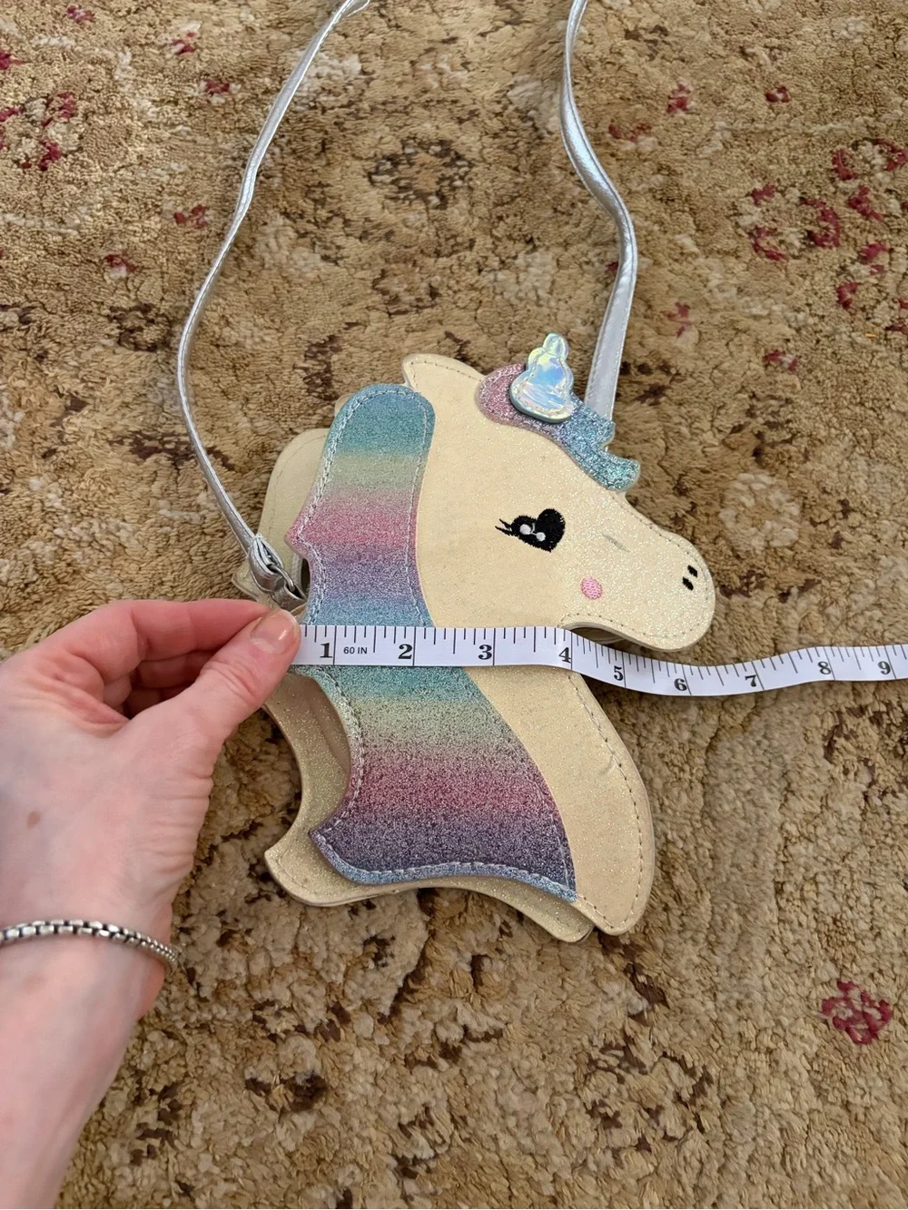 Cappeli Kids Unicorn Crossbody Bag in Pastel Rainbow one flaw see pics gifts